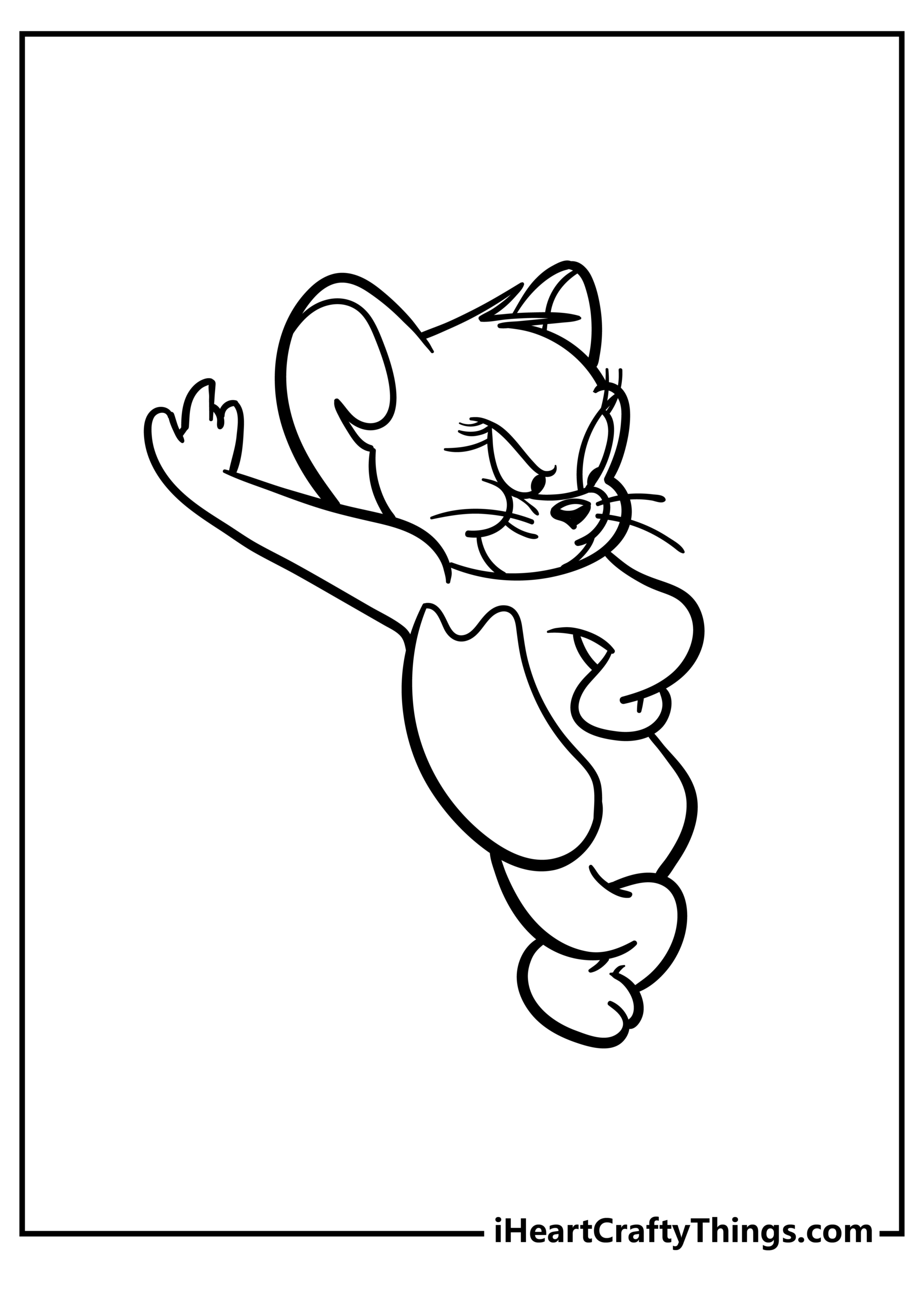 Tom And Jerry Coloring Pages (100% Free Printables) in Free Printable Tom and Jerry Coloring Pages