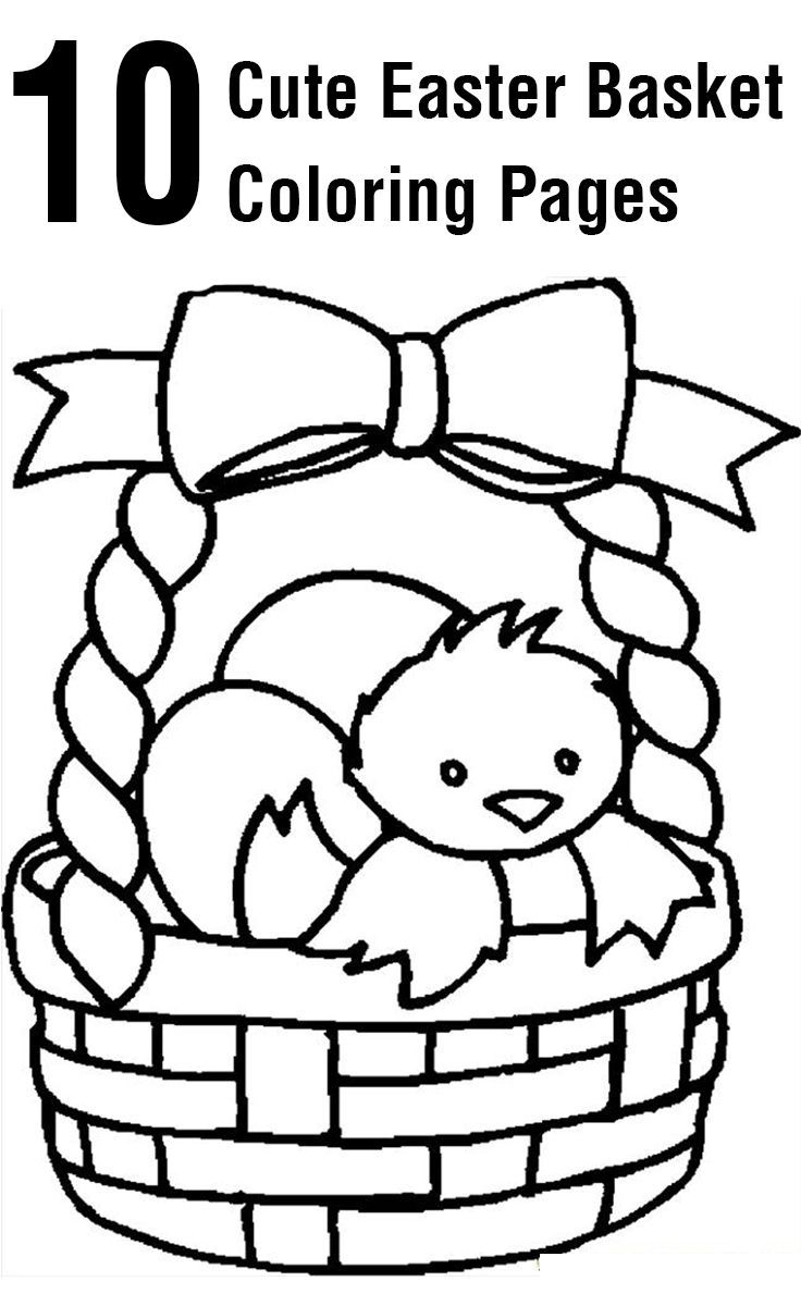 Top 10 Free Printable Easter Basket Coloring Pages Online | Easter throughout Free Printable Coloring Pages Easter Basket