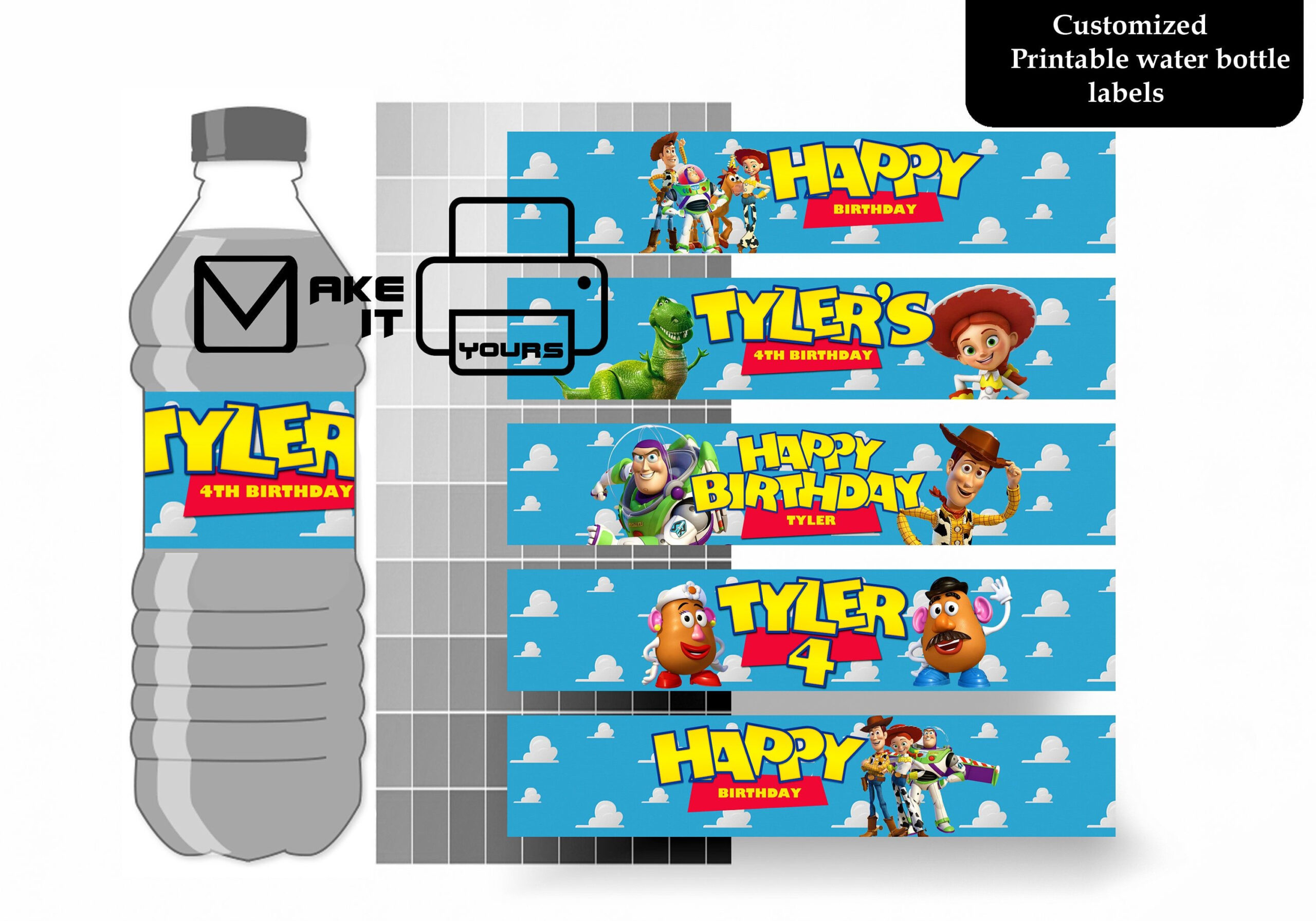 Toy Story Water Bottle Labels Free - Shop On Pinterest throughout Free Printable Toy Story Water Bottle Labels