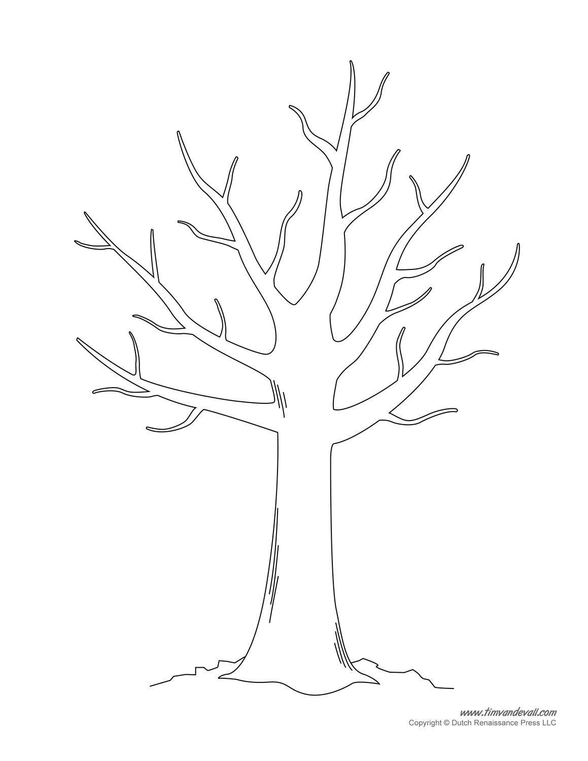 Tree Templates | Tree Printables – Tim&amp;#039;S Printables pertaining to Free Printable Tree Template