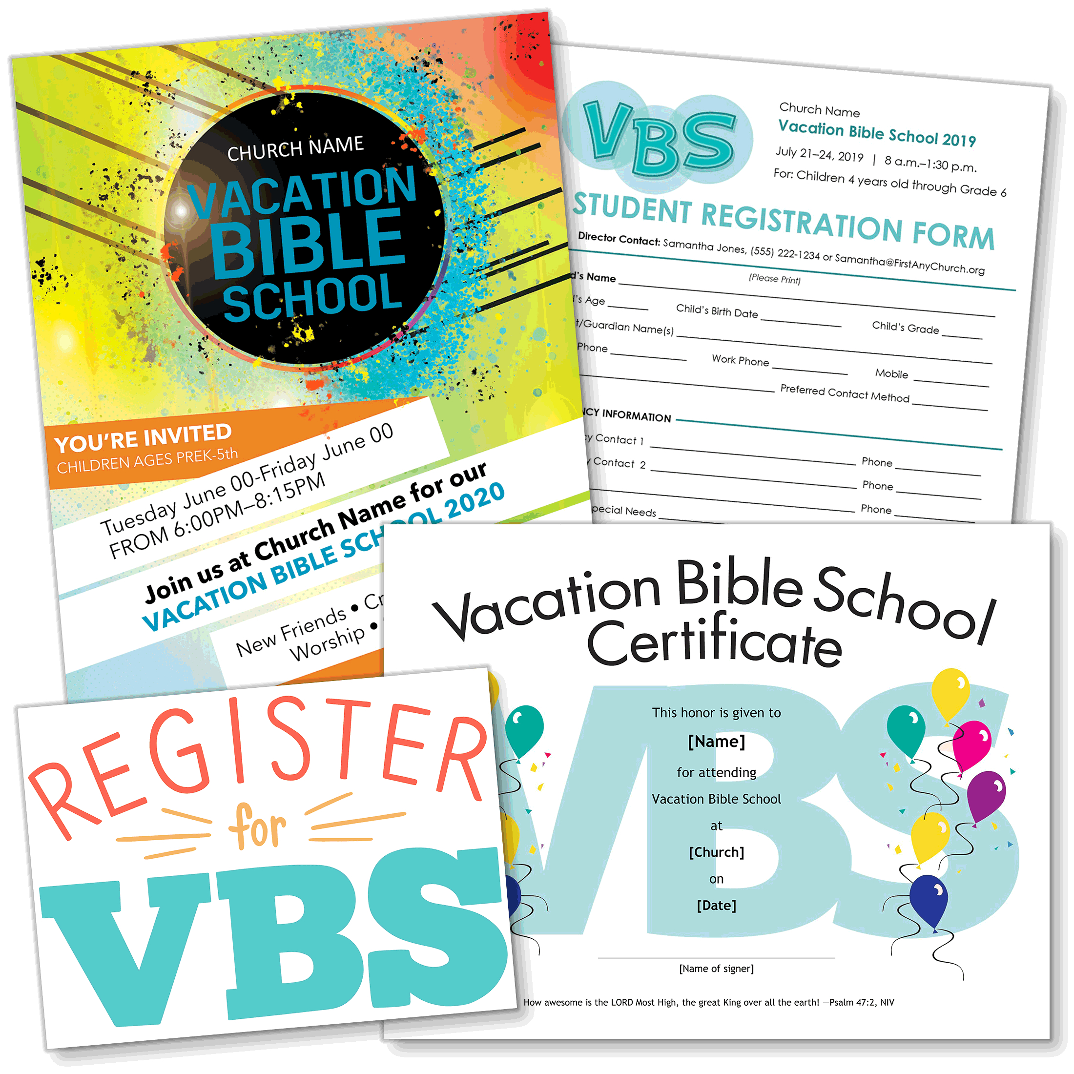 Vbs Downloadable Bundle | Communication Resources, Inc. inside Free Printable Vacation Bible School Materials