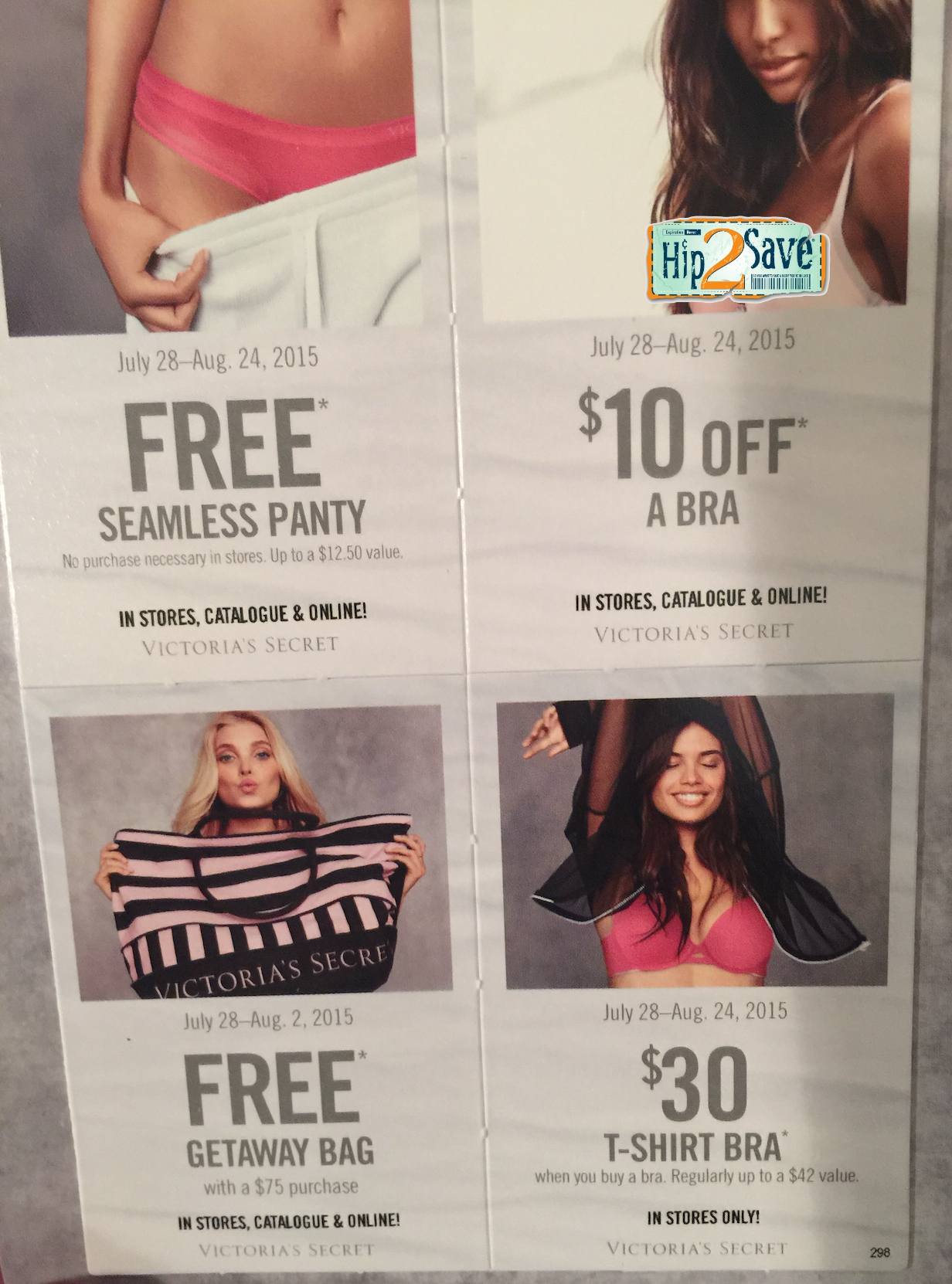 Victoria&amp;#039;S Secret: Free Seamless Or Cotton Panty, $10 Off Bra inside Free Printable Coupons Victoria Secret