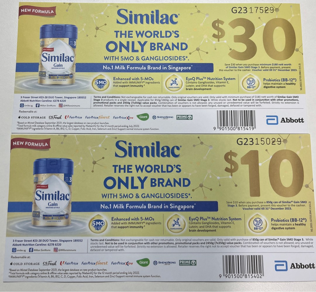 Vouchers, Tickets &amp;amp; Vouchers, Vouchers On Carousell with Free Printable Similac Coupons 2025