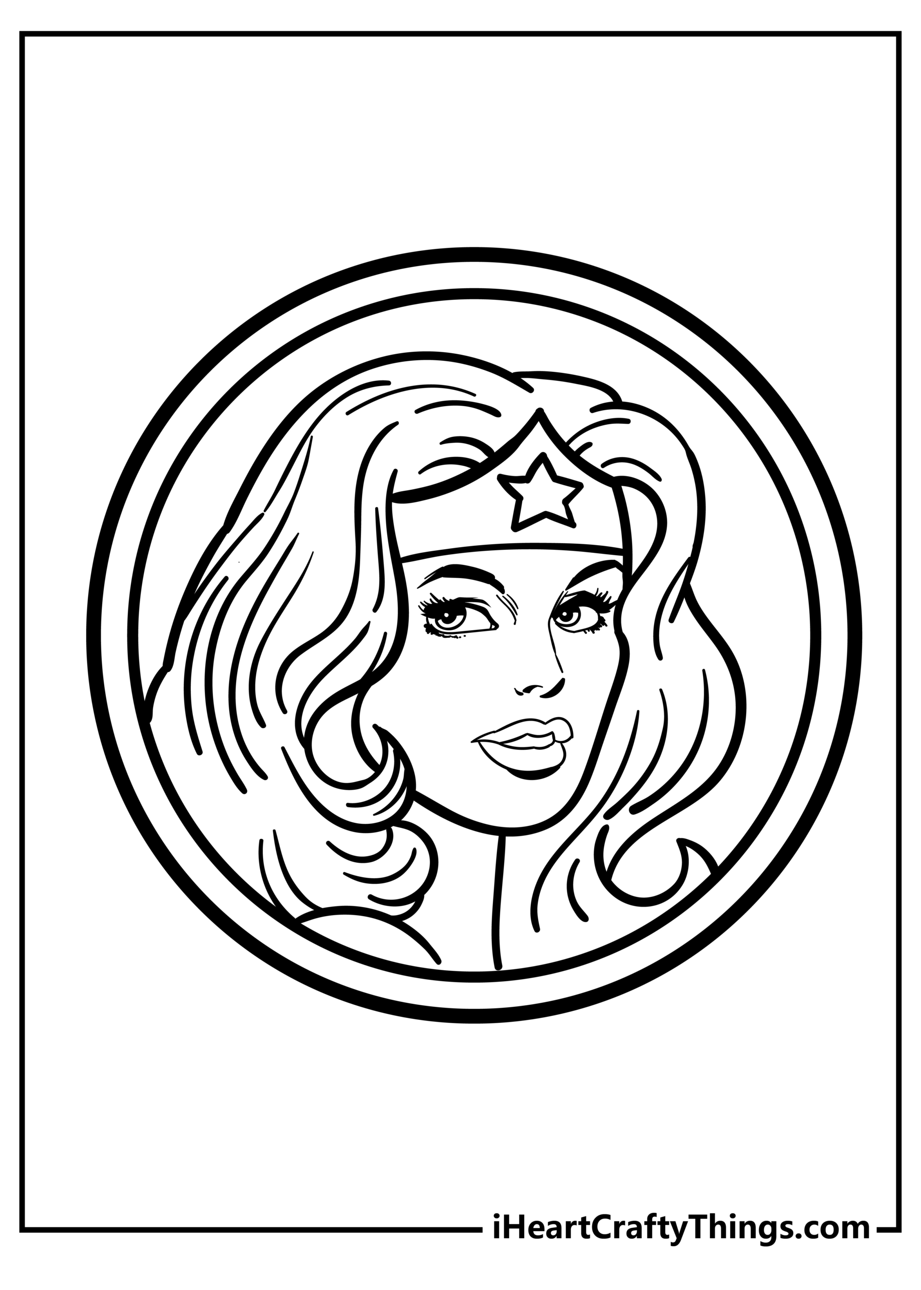 Wonder Woman Coloring Pages (100% Free Printables) regarding Free Wonder Woman Printables