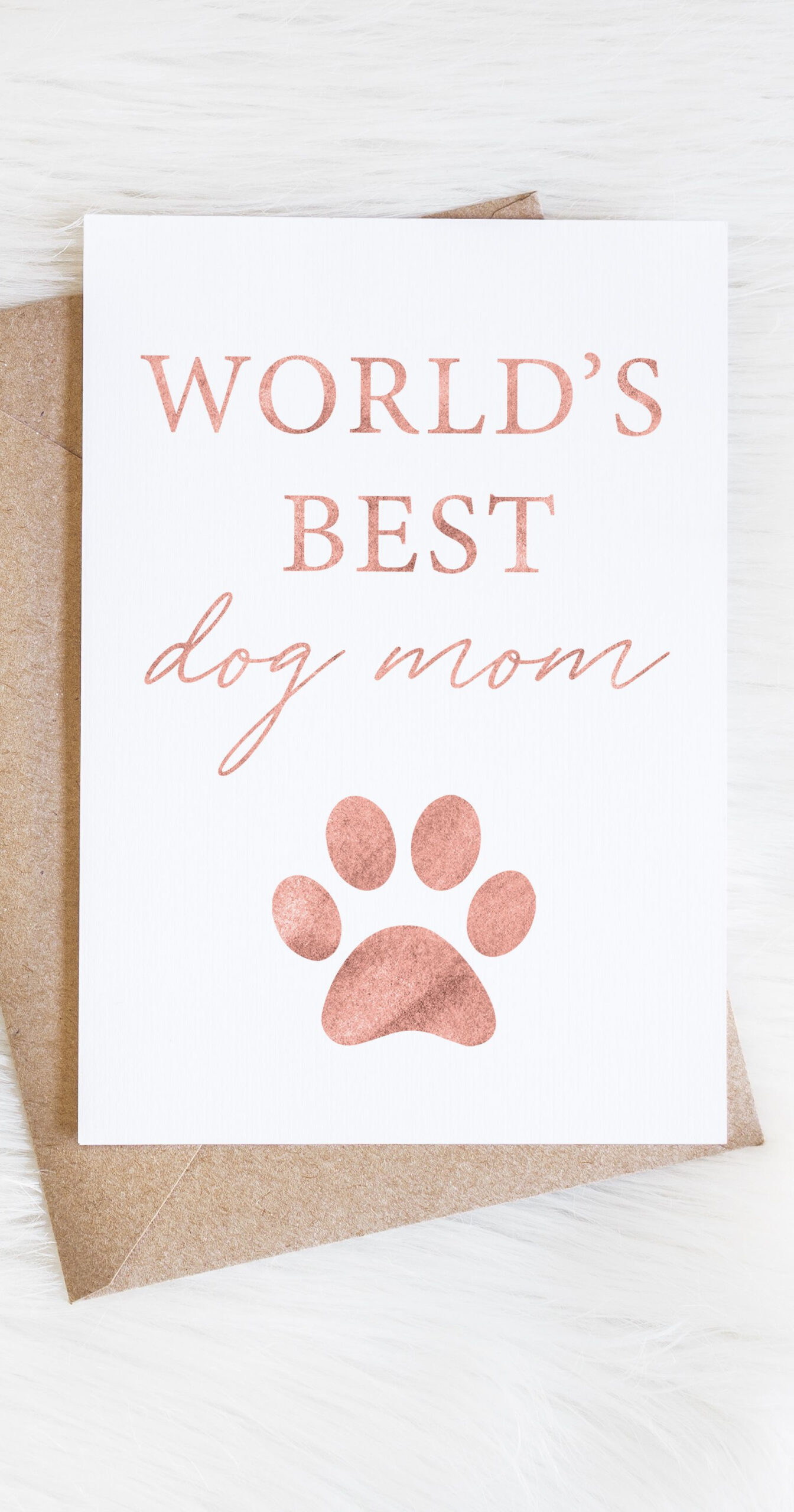 Worlds Best Dog Mom Printable Card, Pet Mom Card From The Dog pertaining to Free Printable Mothers Day Card From Dog