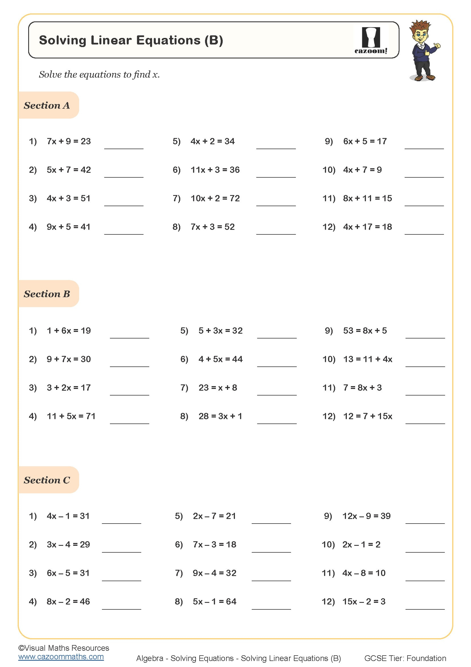 Year 7 Maths Worksheets | Cazoom Maths Worksheets intended for Free Printable 7Th Grade Math Worksheets